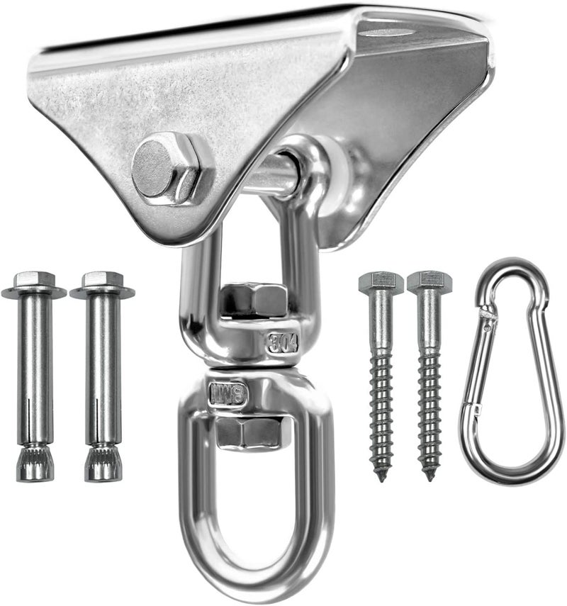Yes4All 1000 LB Punching Heavy Bag Hanger, Steel Heavy Duty Swing Hanger Bolts for Wood and Concrete - 360Â° Swing - Image 1